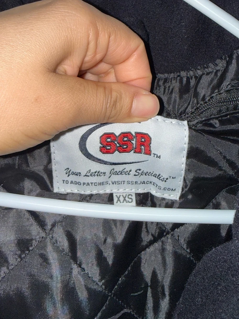 SSR varsity jacket size XXS